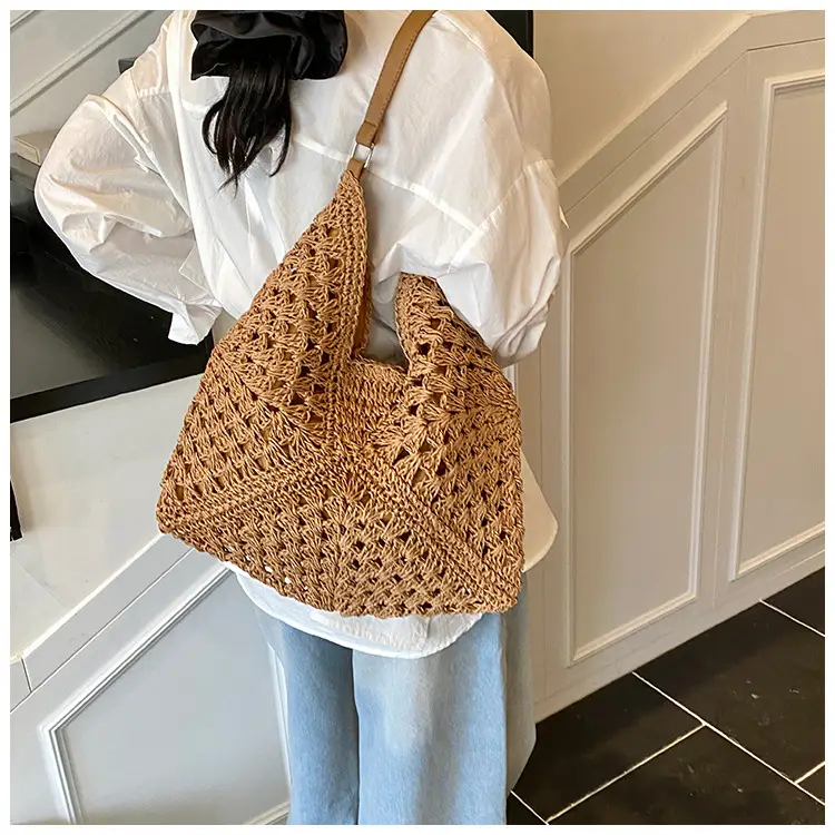 Cross-Border Woven Straw Bag Women Large Capacity 2025 — feature 12
