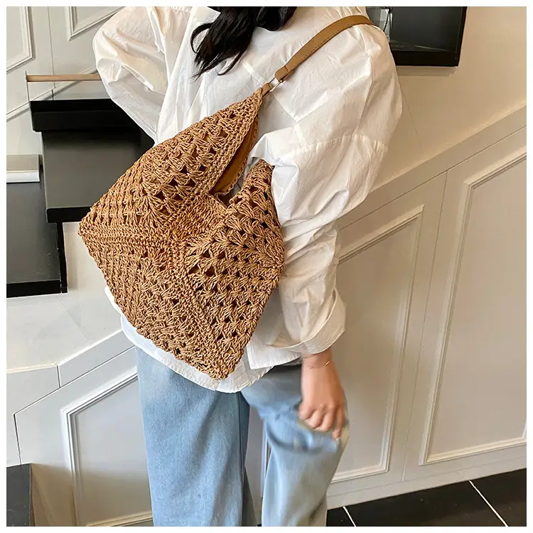 Cross-Border Woven Straw Bag Women Large Capacity 2025 — feature 13