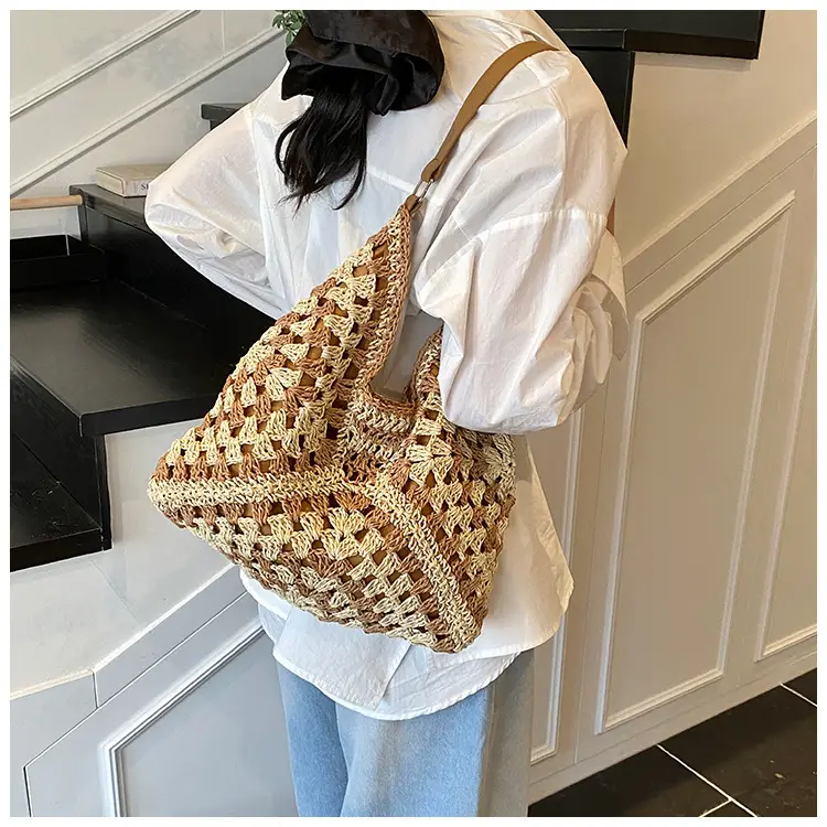 Cross-Border Woven Straw Bag Women Large Capacity 2025 — feature 17