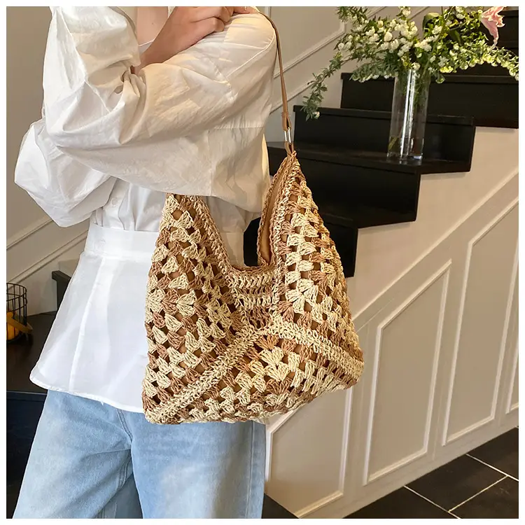 Cross-Border Woven Straw Bag Women Large Capacity 2025 — feature 19