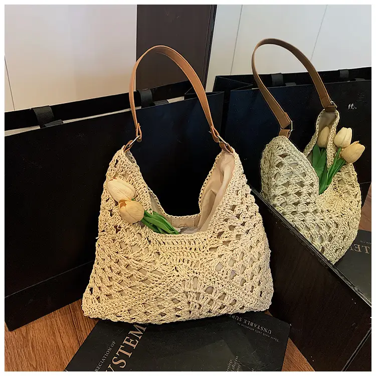 Cross-Border Woven Straw Bag Women Large Capacity 2025 — feature 21