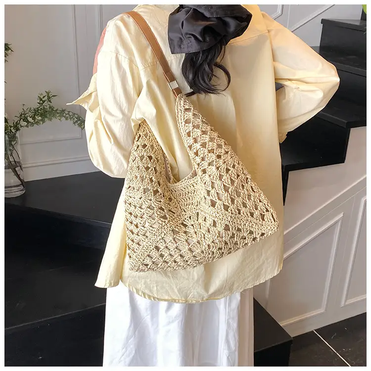 Cross-Border Woven Straw Bag Women Large Capacity 2025 — feature 7