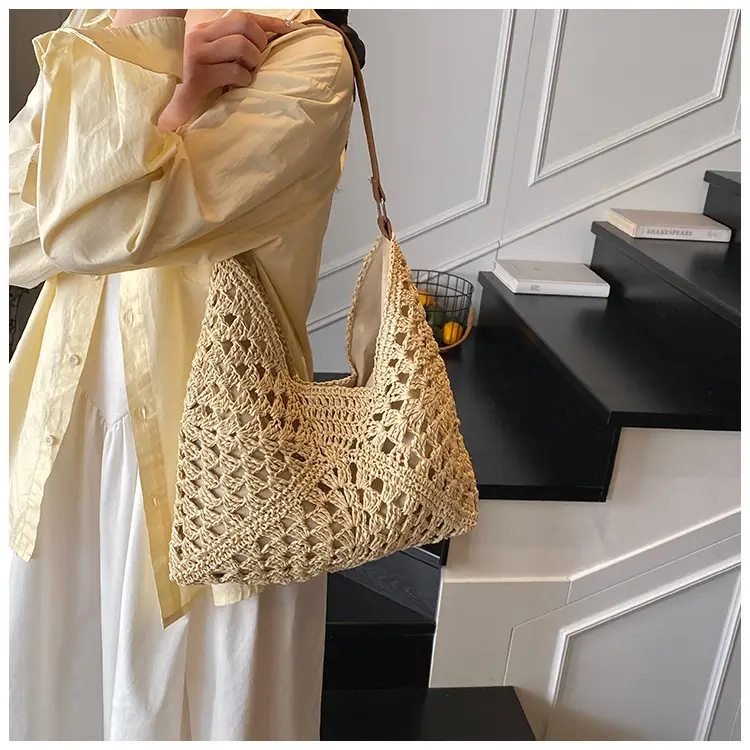 Cross-Border Woven Straw Bag Women Large Capacity 2025 — feature 8