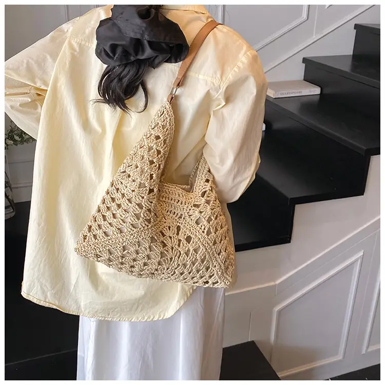 Cross-Border Woven Straw Bag Women Large Capacity 2025 — feature 9