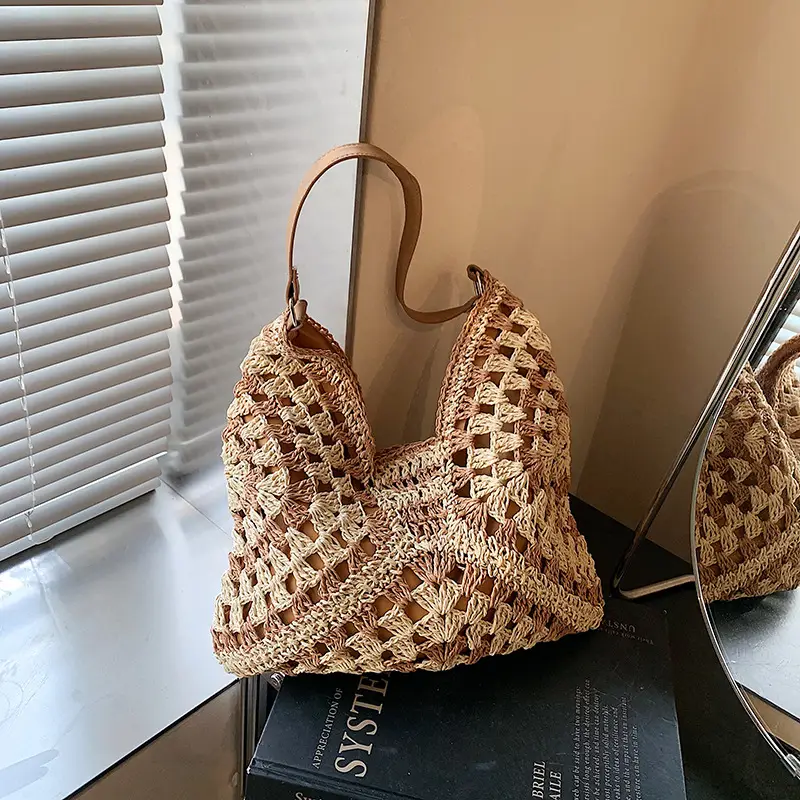Cross-Border Woven Straw Bag Women Large Capacity 2025 - Image 2