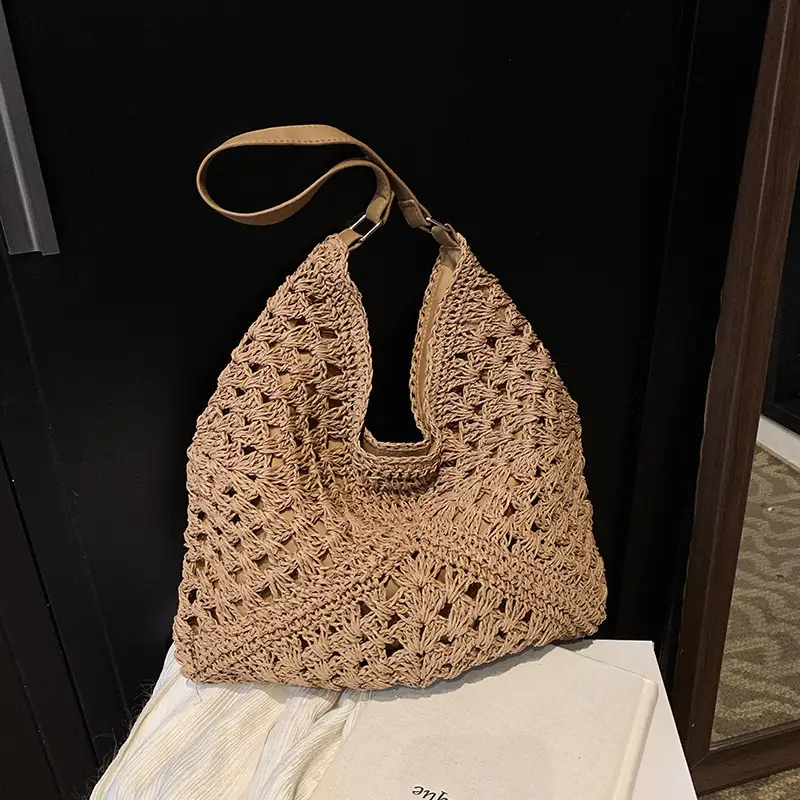 Cross-Border Woven Straw Bag Women Large Capacity 2025 - Image 3