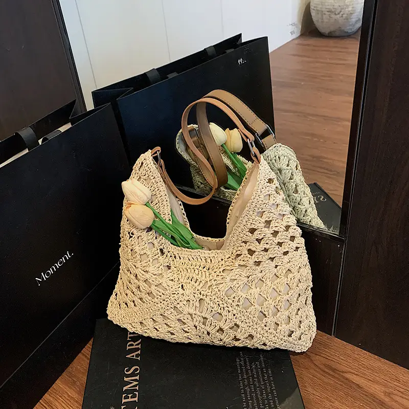 Cross-Border Woven Straw Bag Women Large Capacity 2025 - Image 4