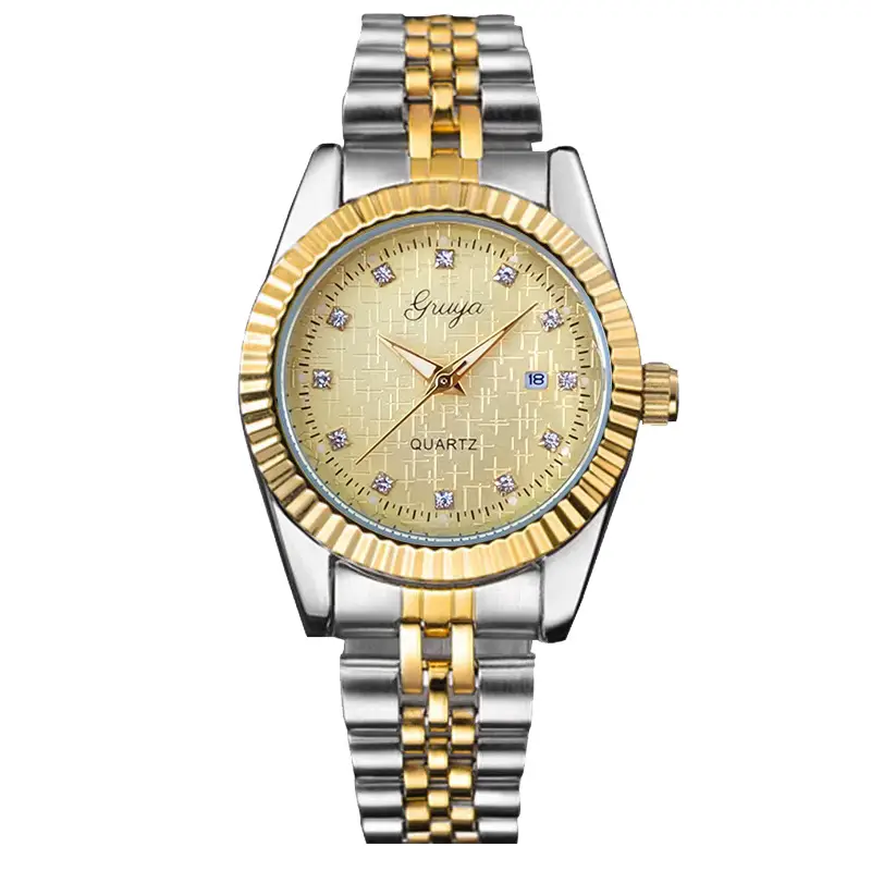 Women's Gold Plated Rolex Imitation Waterproof Watches - Image 6