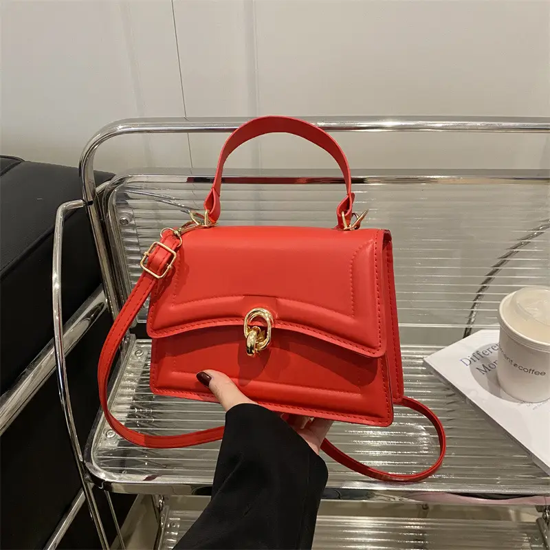 Women's Cream Leather Shoulder Crossbody Bag 2025 - Image 9