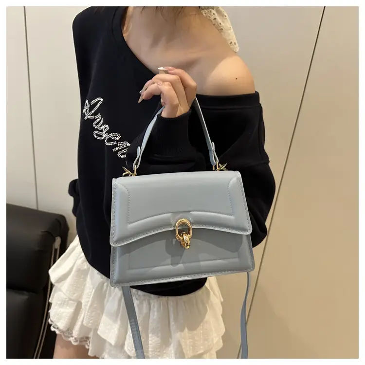 Women's Cream Leather Shoulder Crossbody Bag 2025 — feature 17