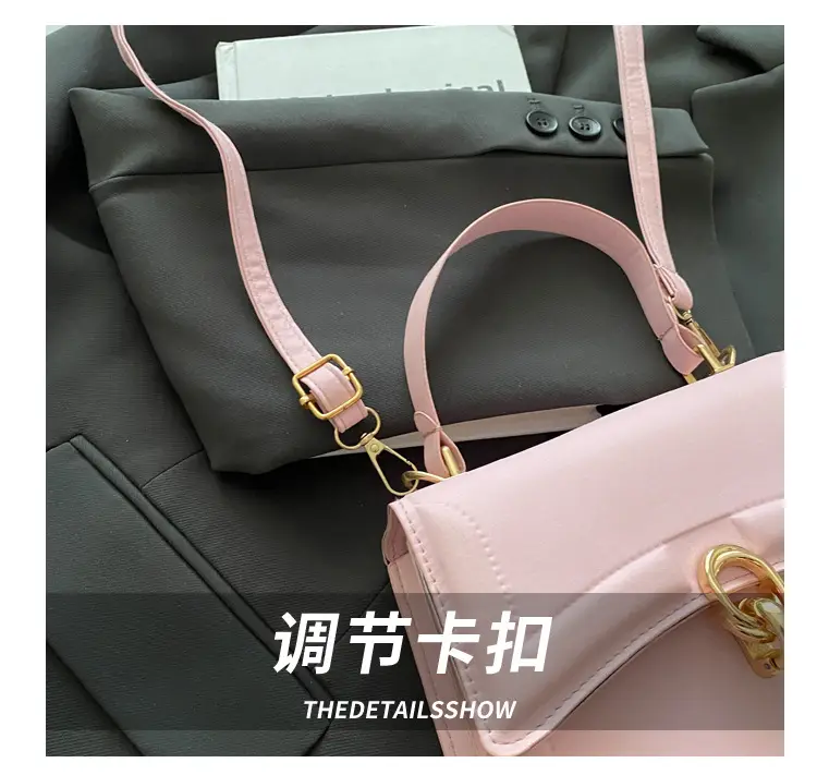 Women's Cream Leather Shoulder Crossbody Bag 2025 — feature 3