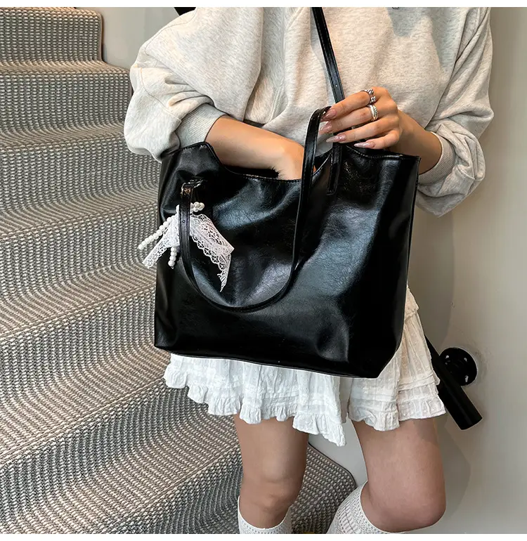 Pink Pearl Embellished Tote Bag for Women — feature 14