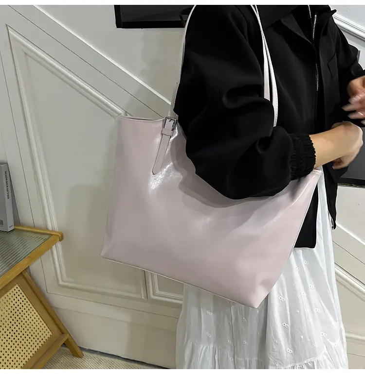 Pink Pearl Embellished Tote Bag for Women — feature 9