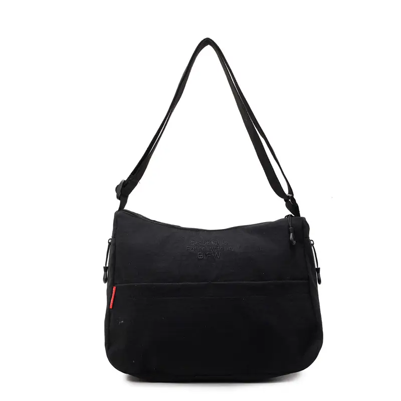 Black Korean Style Shoulder Bag for Men Women - Image 9