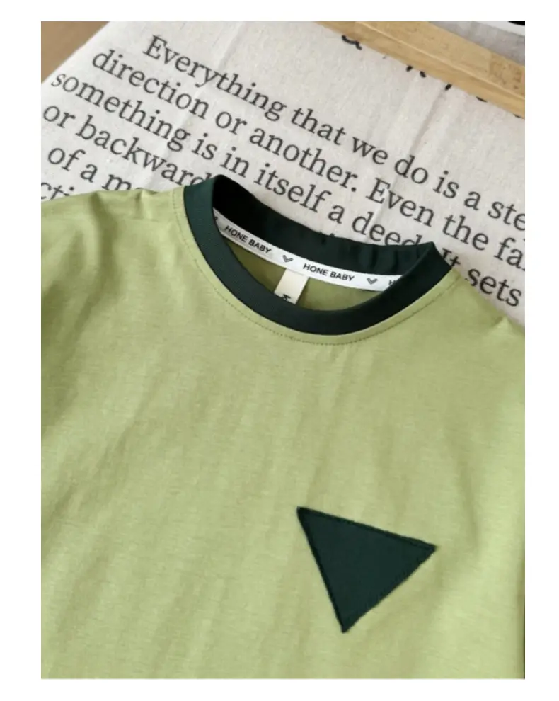 Boys Green Short Sleeve T-Shirt Shorts Set 2026 — feature 15