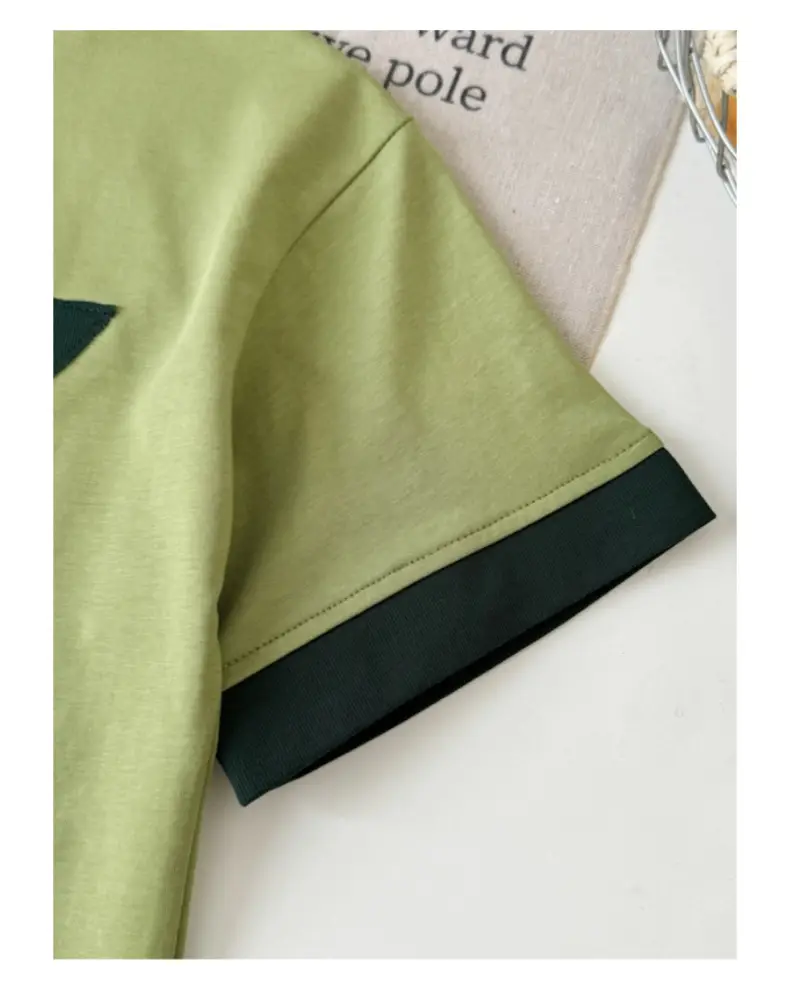 Boys Green Short Sleeve T-Shirt Shorts Set 2026 — feature 17