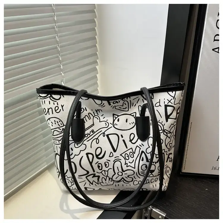 Large Printed Shoulder Tote Bag for Women 2025 — feature 15