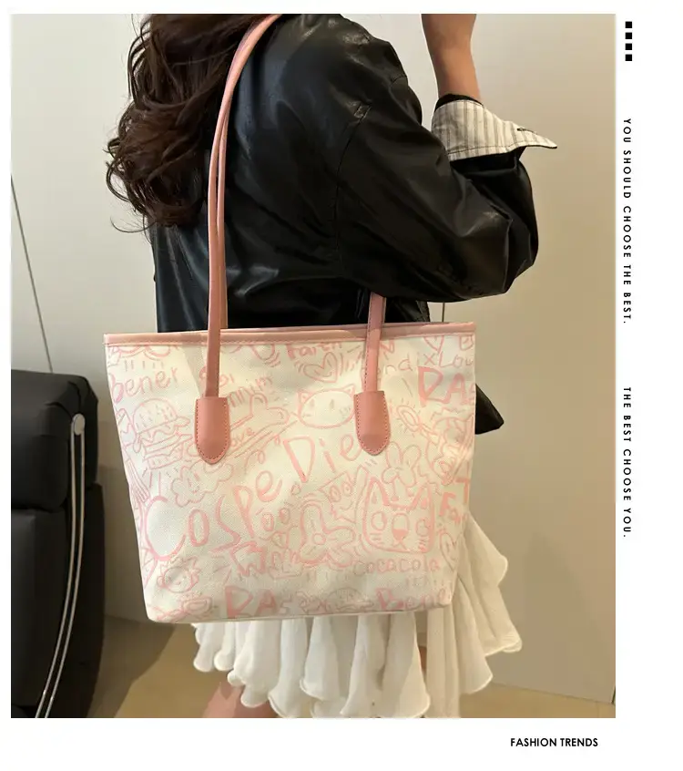 Large Printed Shoulder Tote Bag for Women 2025 — feature 2