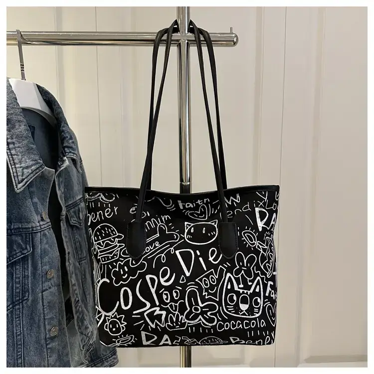 Large Printed Shoulder Tote Bag for Women 2025 — feature 20
