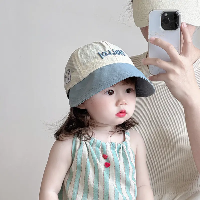 Baby Cap Sun Hat for Girls Spring Summer Thin Quick Drying — feature 1