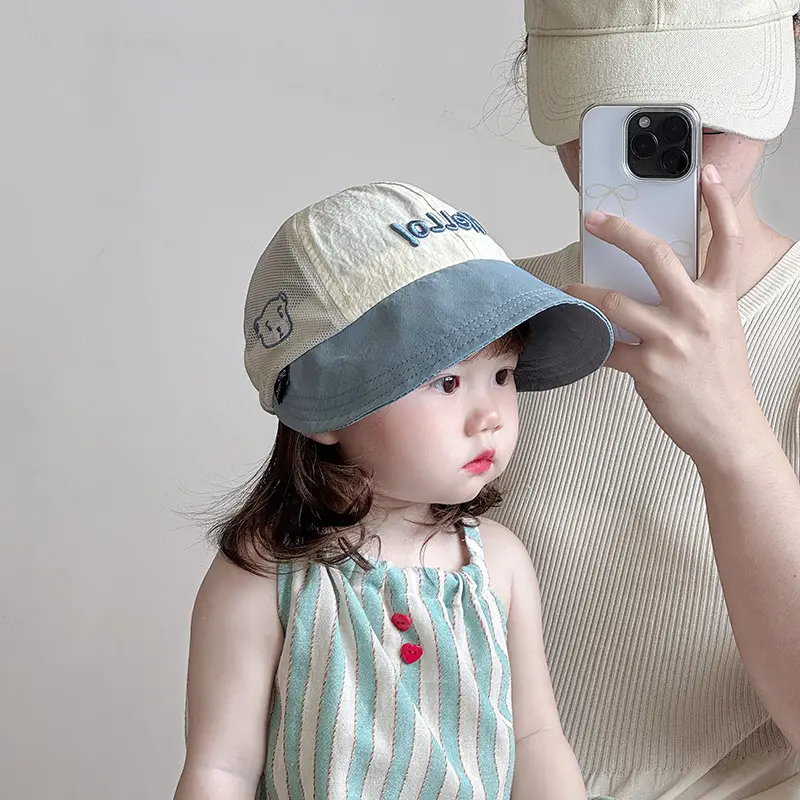 Baby Cap Sun Hat for Girls Spring Summer Thin Quick Drying — feature 2