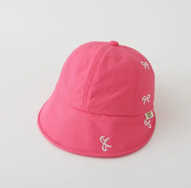 Pink Sun Hat for Girls, Quick-Drying, Breathable, Outdoor - Image 2