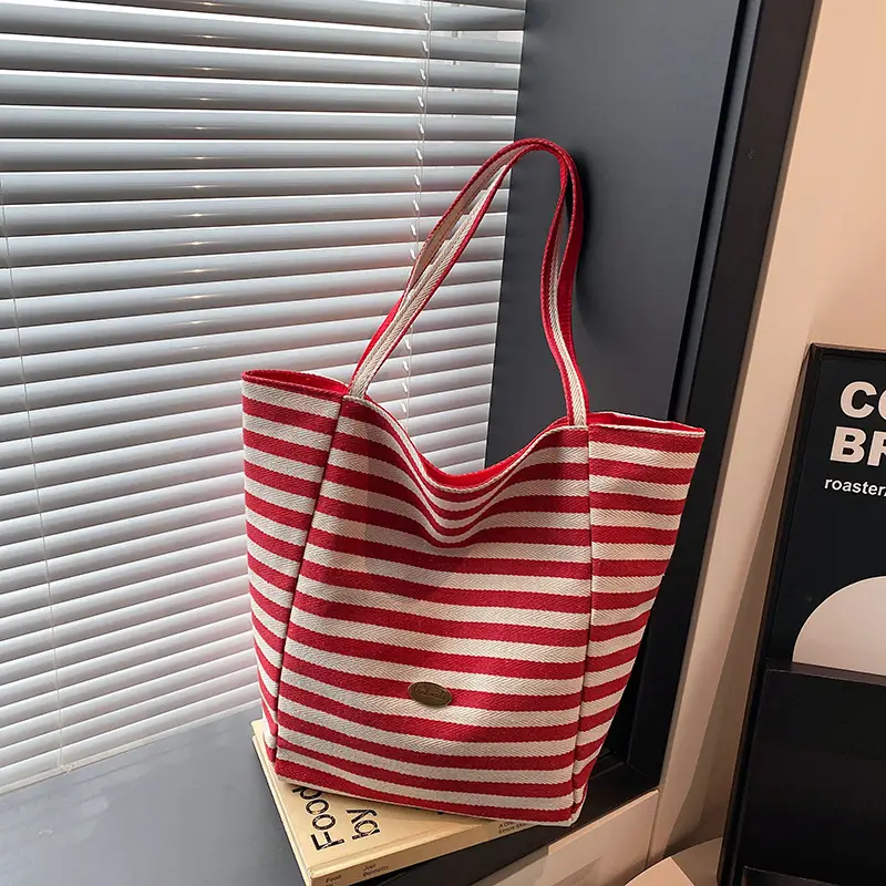Women Casual Striped Shoulder Bag 2025 - Image 6