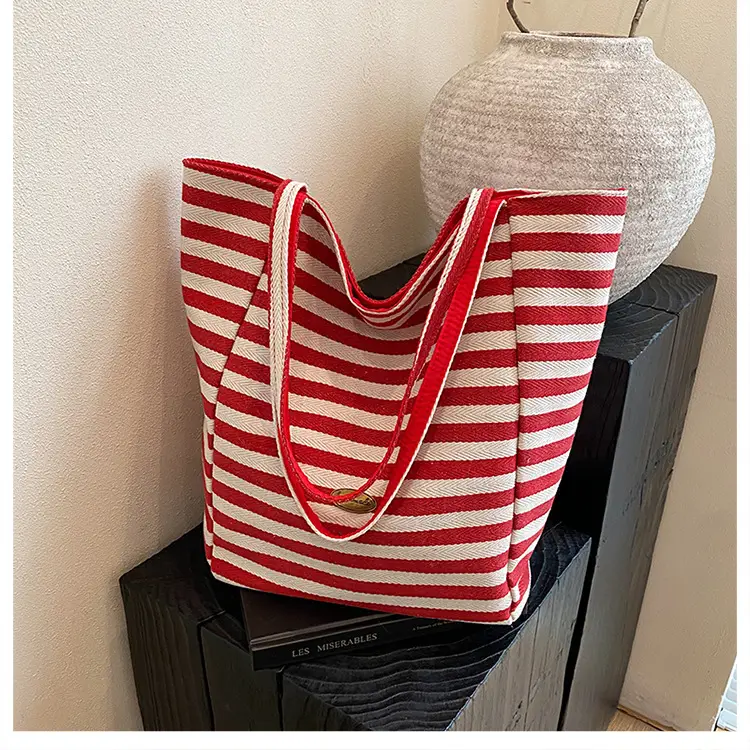 Women Casual Striped Shoulder Bag 2025 — feature 17