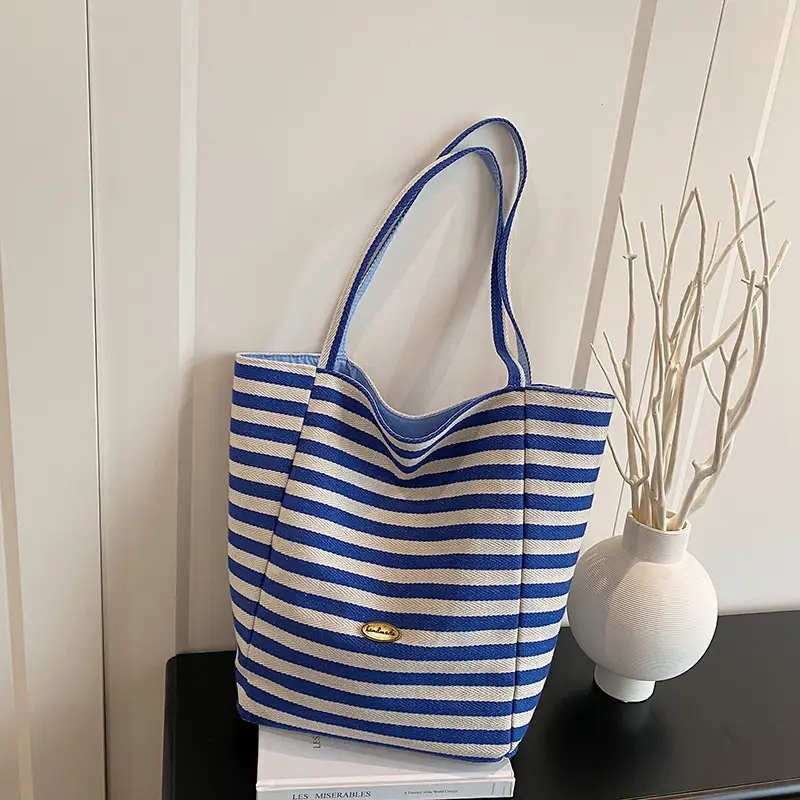 Women Casual Striped Shoulder Bag 2025 - Image 2