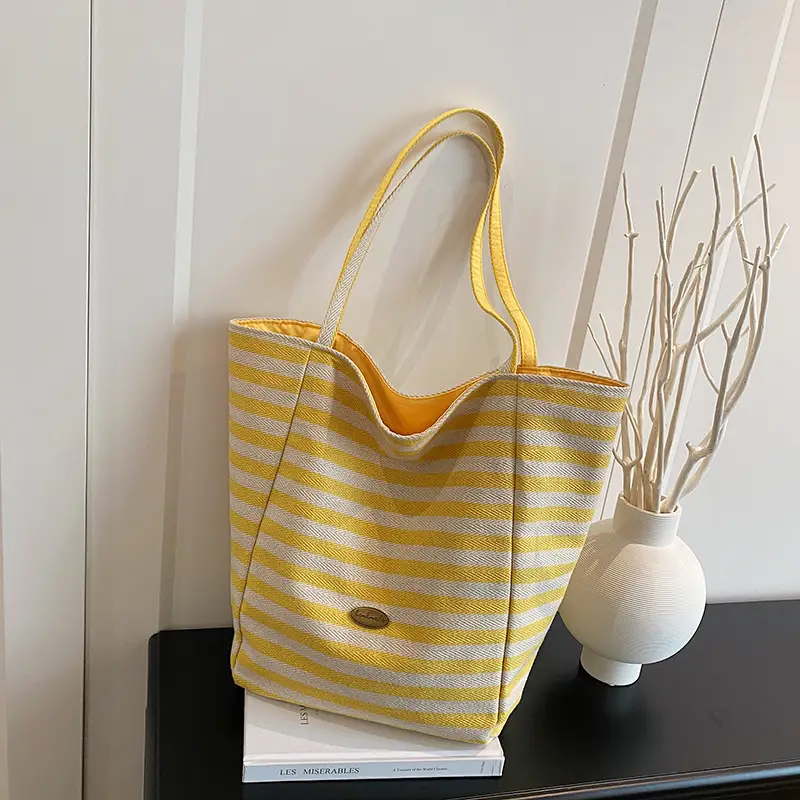 Women Casual Striped Shoulder Bag 2025 - Image 3