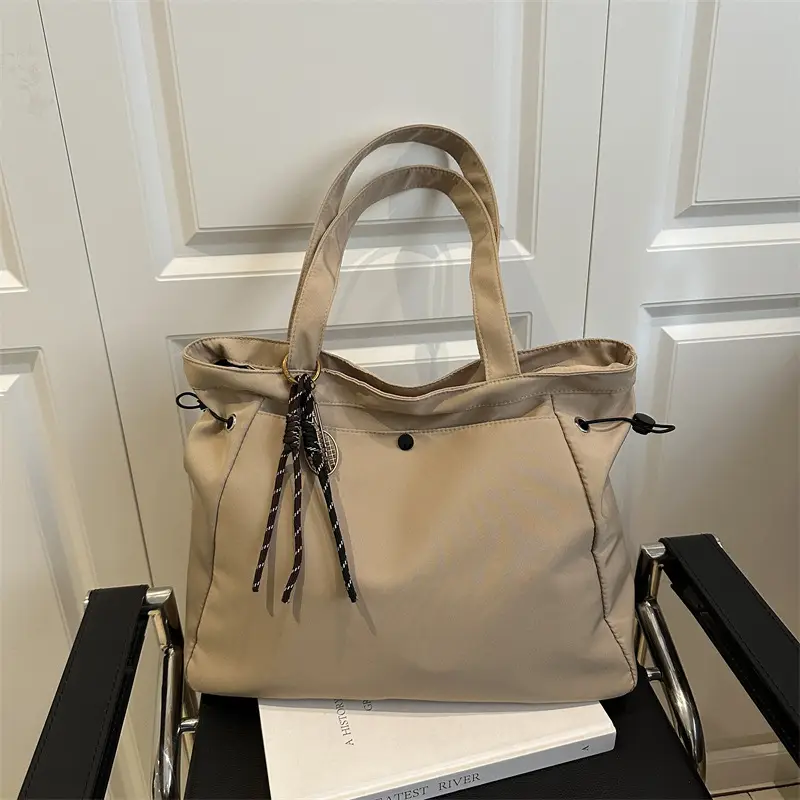 Women's Large Capacity Crossbody Bag Cream New Arrival - Image 12