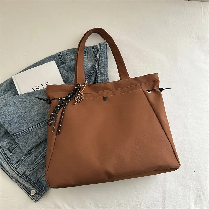 Women's Large Capacity Crossbody Bag Cream New Arrival - Image 8