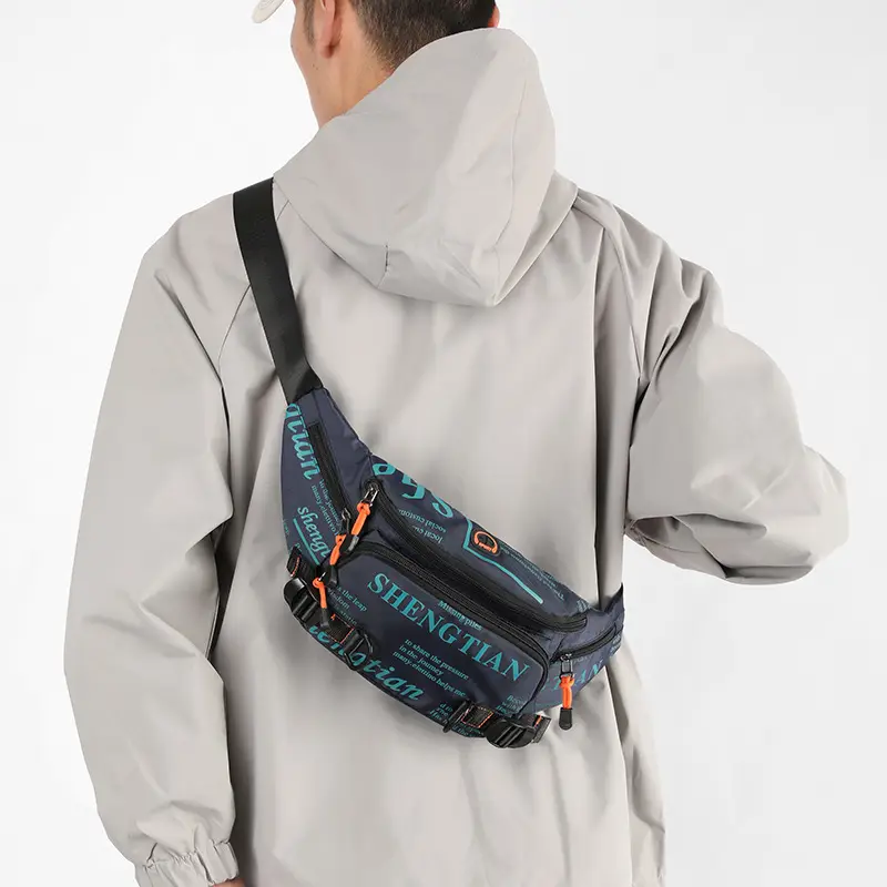 Men's Waterproof Crossbody Waist Bag with Adjustable Strap - Image 7
