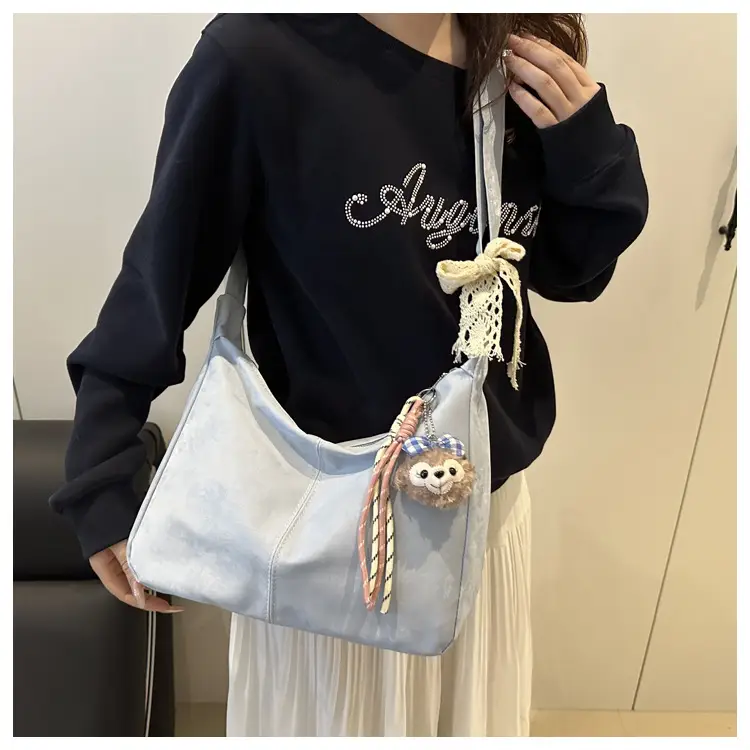 Pink Lace Shoulder Bag for Women, Large Capacity, Casual Commute — feature 12