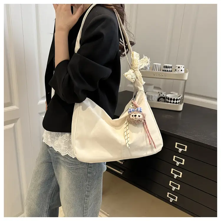 Pink Lace Shoulder Bag for Women, Large Capacity, Casual Commute — feature 21