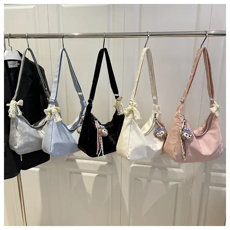 Pink Lace Shoulder Bag for Women, Large Capacity, Casual Commute — feature 24