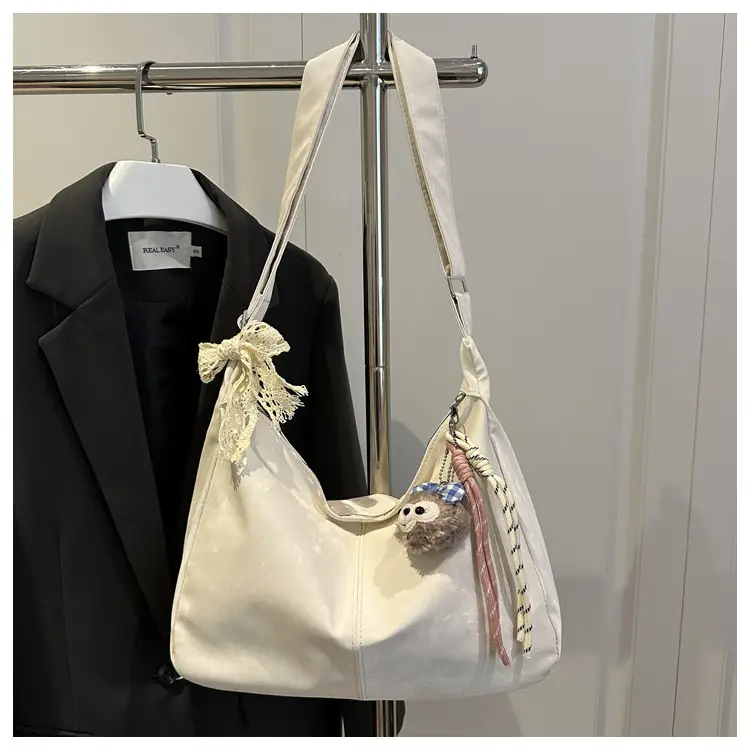 Pink Lace Shoulder Bag for Women, Large Capacity, Casual Commute — feature 26