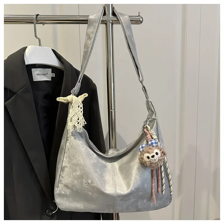 Pink Lace Shoulder Bag for Women, Large Capacity, Casual Commute — feature 27