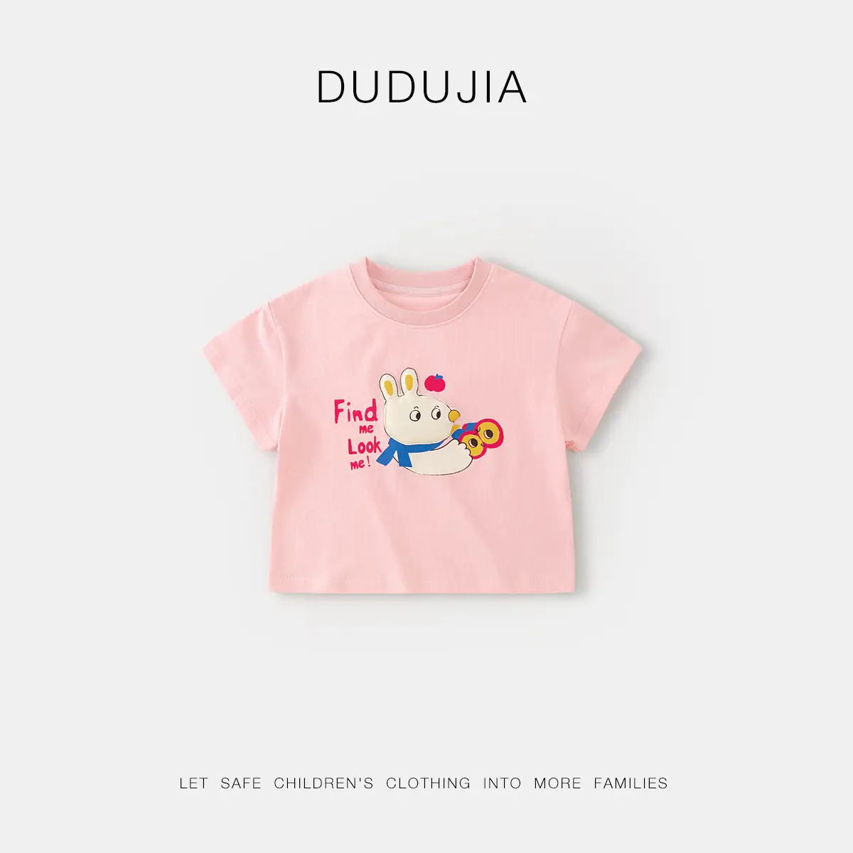 Kids Doodle T-Shirt Pink Half Sleeve Summer - Image 8