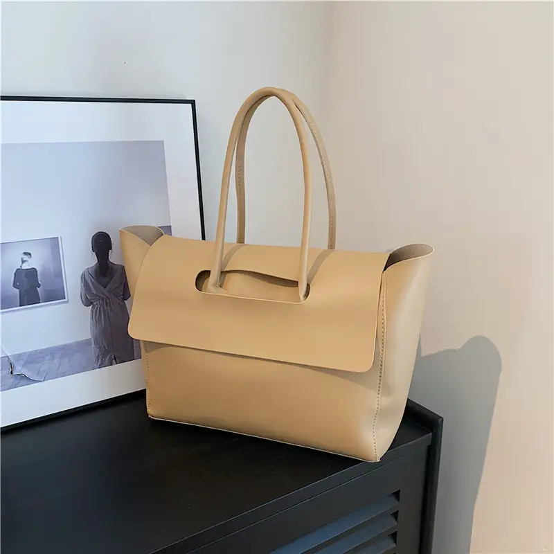 White Women's Large Capacity Wing Bag with Handle - Image 9
