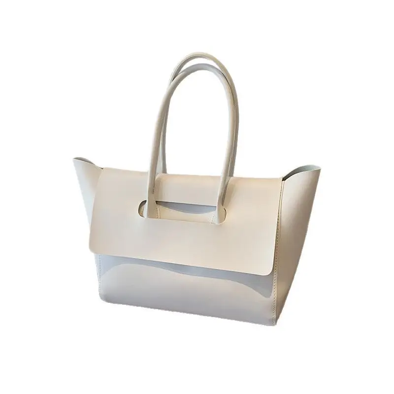 White Women's Large Capacity Wing Bag with Handle - Image 10