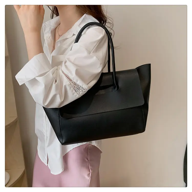 White Women's Large Capacity Wing Bag with Handle — feature 17