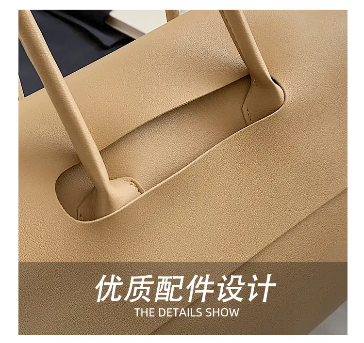 White Women's Large Capacity Wing Bag with Handle — feature 4