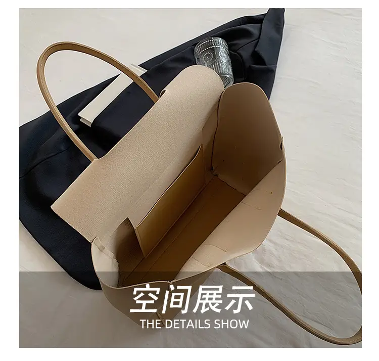 White Women's Large Capacity Wing Bag with Handle — feature 8