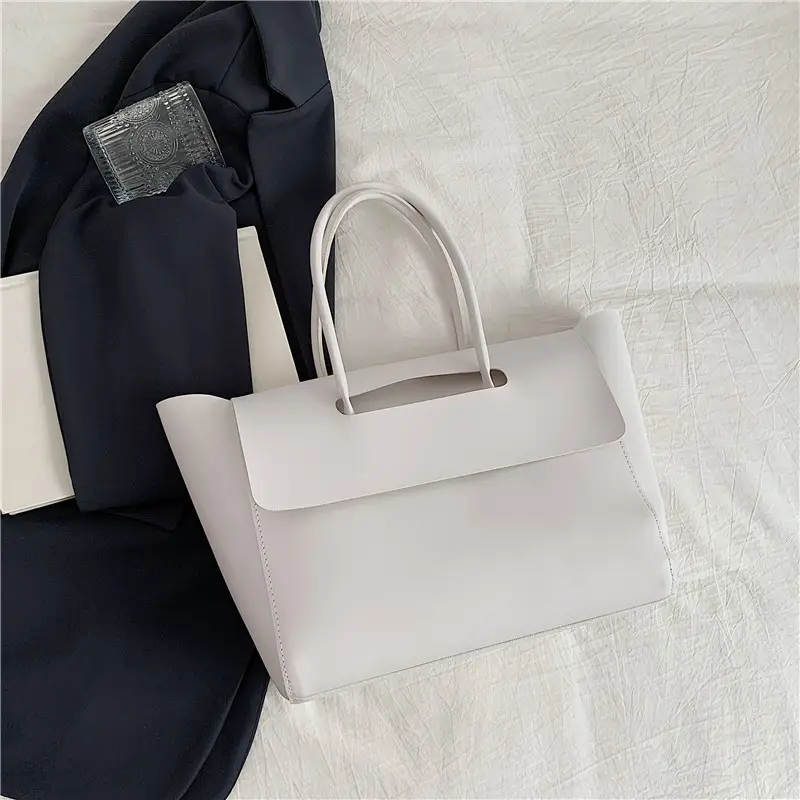 White Women's Large Capacity Wing Bag with Handle - Image 2