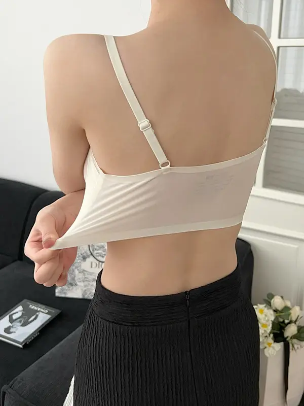 White Lace Push-Up Bra for Women, Ice-Feel, Big Breasts, Small Push-Up — feature 3
