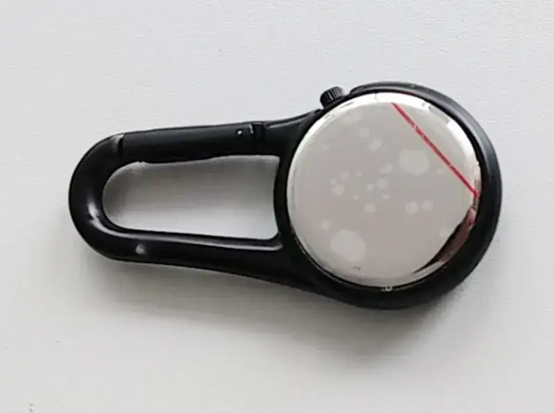 Carabiner Hanging Watch Black Quartz Pointer Sports Watch — feature 19