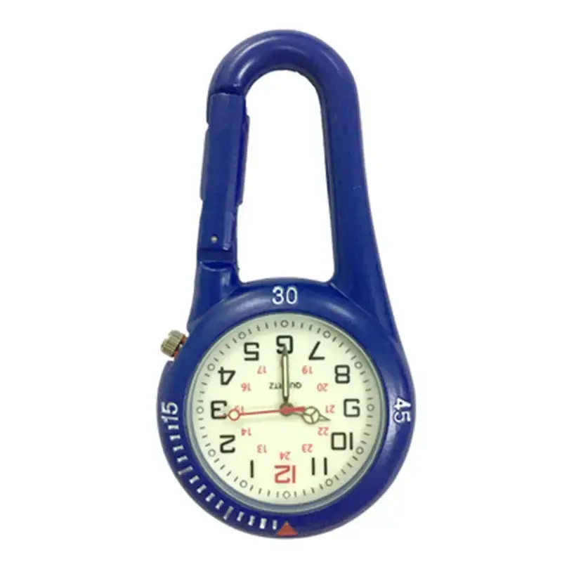 Carabiner Hanging Watch Black Quartz Pointer Sports Watch - Image 3