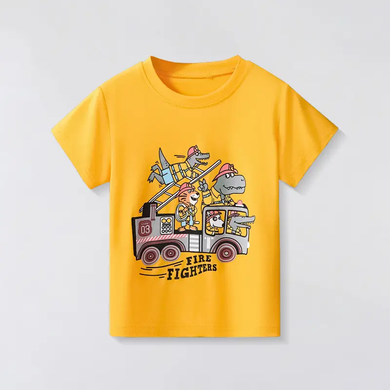 Blue Short-Sleeved T-Shirt for Boys 2025 - Image 2