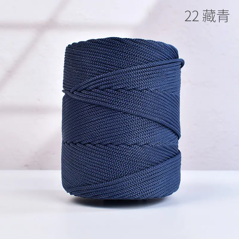 Lightweight 3mm Thick Hollow Ice Silk Thread Hand-Knitted Crochet Hook Bag Cushion Summer Cool Sun Hat Thread